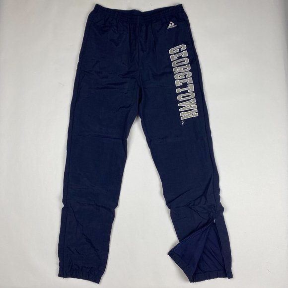 Vintage 90s Georgetown Hoyas Apex One Nylon Windbreaker Pants Mens Medium Track - Picture 4 of 12